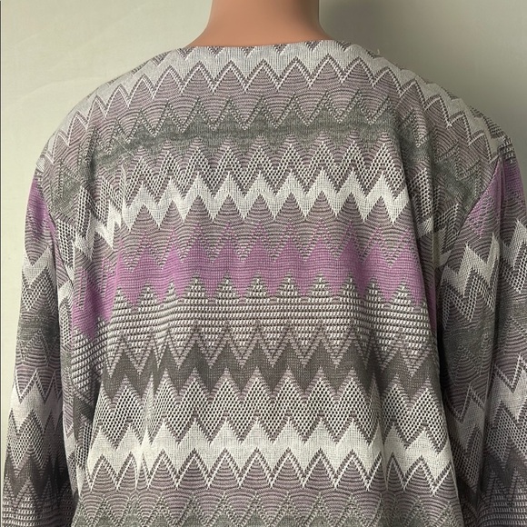 Alfred Dunner Womans Size XL Top 3/4 Sleeve Lightweight Knit Shirt - Picture 9 of 12